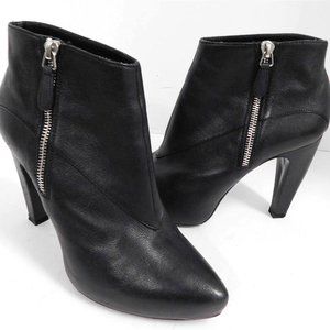 Balenciaga Paris Black Leather Ankle Boots‎ Italy 37